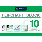 Blok do tablic flipchart Interdruk A1 10k. 80g czysty [mm:] 1000x640 (FLI10)