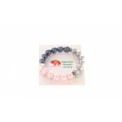 Bransoletka Mol bransoletka perła muszlowa mix róż,jeans,szary 10mm
