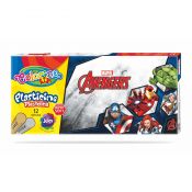 Plastelina Patio 12 kol. Avengers Disney Kids Colorino mix (91437PTR)