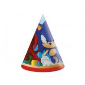 Czapka party Sonic mix papier Godan (95666)