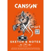 Blok artystyczny Canson XSmart Sketch&Notes A4 90g 50k (32250P003)