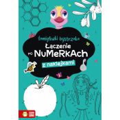 Książeczka edukacyjna Zielona Sowa Łamigłówki bystrzaka Łączenie po numerkach