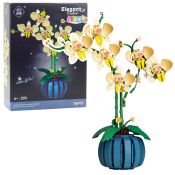 Klocki konstrukcyjne Orchidea Storczyk W Doniczce Żółta 766 el. Lean (26703)