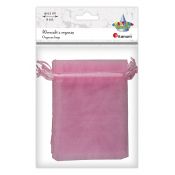 Organza Craft-Fun Series Woreczki z organzy różowe Titanum (25BJ033127-3)
