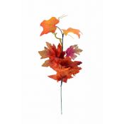 Kwiaty Arpex gałązka jesiennych liści 30cm (VZ9066)