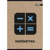 Zeszyt Beniamin Kraft Liner matematyka A5 5k. 70g krata [mm:] 147x209 (8393)