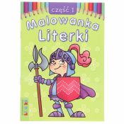 Książeczka edukacyjna Malowanka - Literki część 1 Literka