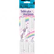 Zakładka do książki Henry Ściąga tabkiczka mnożenia unicorn tęcza (5905701482696)