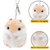 Brelok Chomik pluszowy 10cm Lean (13791)