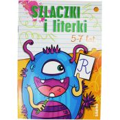 Książeczka edukacyjna Szlaczki i literki 5-7 lat Literka