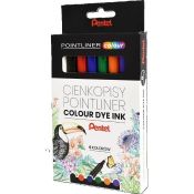 Cienkopis Pentel POINTLINER COLOUR mix 0,4mm 6kol. (S40-ST6PL)