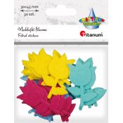 Naklejka (nalepka) Titanum Craft-Fun Series filcowe kwiaty (5007A)