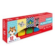 Farby plakatowe Herlitz Cute animals kolor: mix 20ml 12 kolor. (9582586)