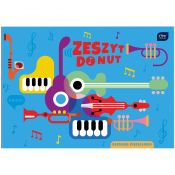 Zeszyt do nut B5 16k. 70g linia Interdruk (ZENB5)