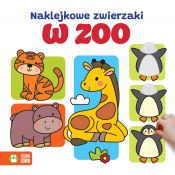 Książka dla dzieci Naklejkowe zwierzaki. W zoo Aksjomat
