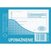 Druk samokopiujący Michalczyk i Prokop Upoważnienie A6 80k. (320-5)