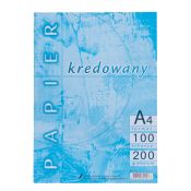 Papier kredowy A4 biały Kreska