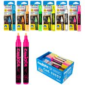 Marker kredowy Carioca 53557 display 6 kol. x 2 (160-2563)