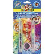 Kredki do malowania twarzy segmentowe mix 12 kol. Titanum