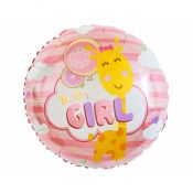 Balon foliowy Godan Baby girl 18cal (FG-OBGR)