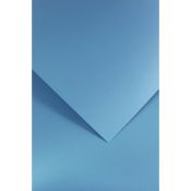 Papier ozdobny (wizytówkowy) ciemnoniebieski satynowany A4 niebieski 210g Galeria Papieru (205503)