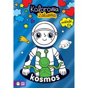 Książeczka edukacyjna Kolorowa zabawa Kosmos Zielona Sowa