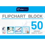 Blok do tablic flipchart Interdruk 50k. 70g krata [mm:] 1000x640 (FLI50#)