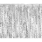 Dekoracja Kurtyna Spirale, metaliczna srebrna, 100x200 cm Godan (SH-KSPS)
