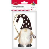 Ozdoba drewniana Titanum Craft-Fun Series Skrzat XMAS (22HY1248)