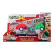 Gra zręcznościowa Orbico Sp. Z O.o. POKEMON Surprise Attack Chimchar Poké Ball vs. Wynaut Friend Ball Seria 3 (PKW3166)