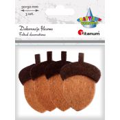 Ozdoba filcowa Craft-Fun Series Żołędzie Titanum (EA974)