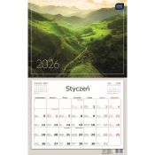 Kalendarz ścienny jednodzielny 320mm x 500mm Interdruk (widoki)