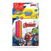 Kredki ołówkowe Patio Awengers Disney Kids Colorino 12 kol. (91390PTR)