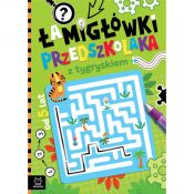 Książka dla dzieci Łamigłówki przedszkolaka z tygryskiem od 5 lat Aksjomat