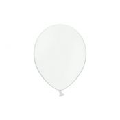 Balon gumowy Partydeco pastelowy 100 szt biały (12P-002)