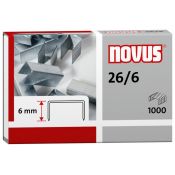 Zszywki 26/6 Novus 1000 szt (26/6)