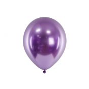 Balon gumowy Partydeco Metalizowane Glossy fioletowy 300mm (CHB1-014-50)