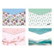 Teczka plastikowa na zatrzask na zatrzask A5 mix (5371014)