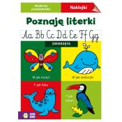 Książeczka edukacyjna Akademia przedszkolaka. Poznaję literki. Zwierzęta Zielona Sowa