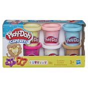 Ciastolina Playdoh 6 kol. 6 - pack konfetti 336g (B3423)