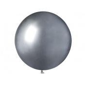 Balon gumowy Godan shiny 25szt. srebrny 19cal (GB150/89)