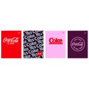 Zeszyt tematyczny Interdruk COCA COLA HYBRID A6 32k. 70g krata (do słówek)