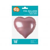 Balon foliowy Godan serce jasnoróżowy 18 cali 18cal (hs-s18jr)