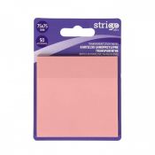 Notes samoprzylepny Strigo NEONOWE różowy jasny 50k [mm:] 75x75 (SSN026)
