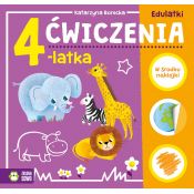 Książeczka edukacyjna Zielona Sowa Edulatki. Ćwiczenia 4-latka