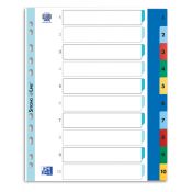 Przekładka numeryczna Oxford Maxi A4+ mix 1-10 [mm:] 245x300 (100205095)