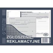 Druk samokopiujący Michalczyk i Prokop Zgłoszenie reklamacyjne A5 39k. (601-3)