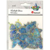Naklejka (nalepka) Motyle niebieski Naklejki foliowe Titanum Craft-Fun (25CR001)