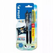 Zestaw piśmienniczy One Piece Frixion BALL PLUS NIEB.+CZARNY+ ZAKREŚLACZ Pilot (PIBL1449492)