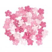 Kwiaty Galeria Papieru kawiaty papierowe kwiaty papierowe niezapominajki z perełką mix różowy (252033)